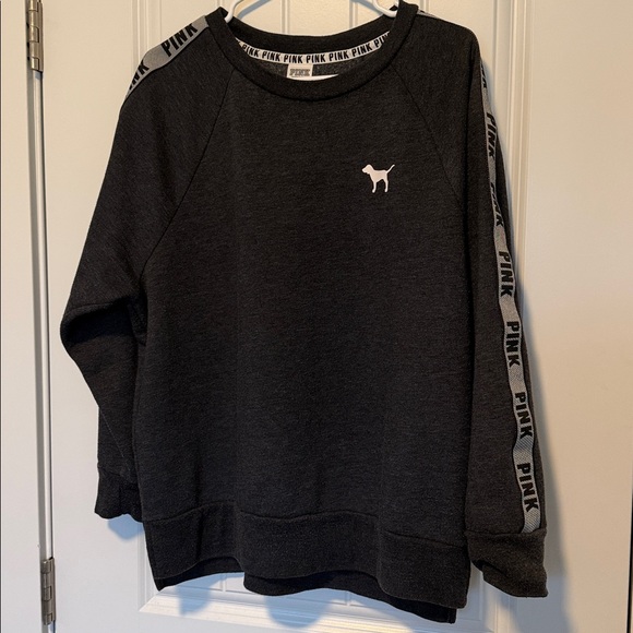 Victoria’s Secret Pink Rainbow Crest Sweatshirt Sz M - Picture 2 of 10